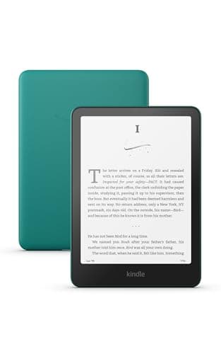 Amazon Kindle Paperwhite 16GB (newest model) – Our fastest Kindle ever, with new 7" glare-free display and weeks of battery life – Jade