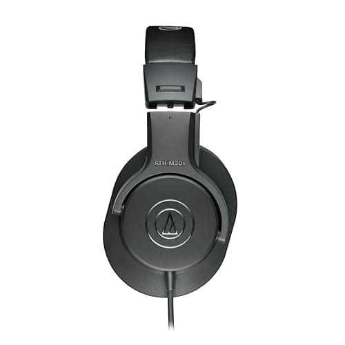 Audio-Technica ATH-M20x Professional Studio Monitor Headphones, Black 2