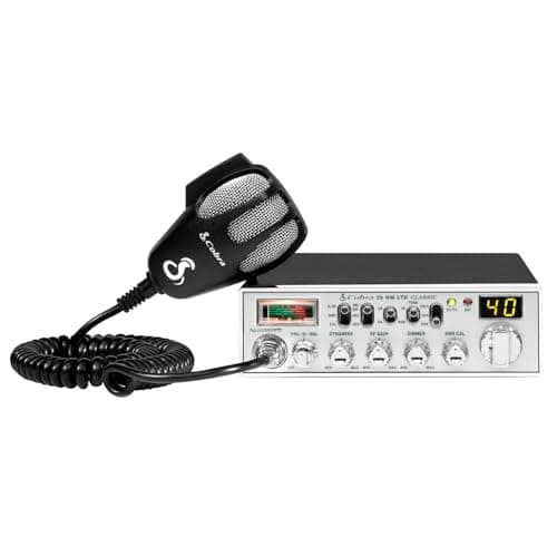 Cobra 29 NW AM/FM Classic Professional CB Radio - Easy to Operate Emergency Radio, Travel Essentials, Instant Channel 9/19, Full 40 Channels, SWR Calibration and NightWatch Illumination Display, Black