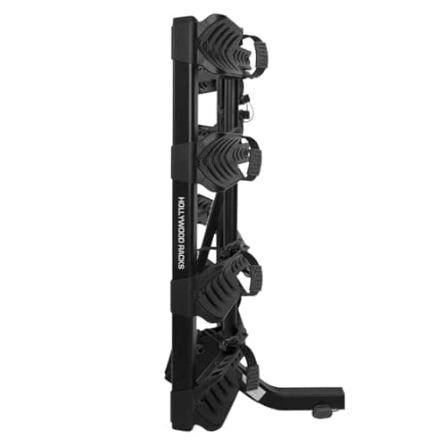 Hollywood Racks Destination 4 Hitch Bike Rack, Lightweight, Black - Platform Style Bike Rack for Car Carries up to 4 Bikes for Safe, Secure Transport - Fits Most Bike Styles, Sizes and Models 4