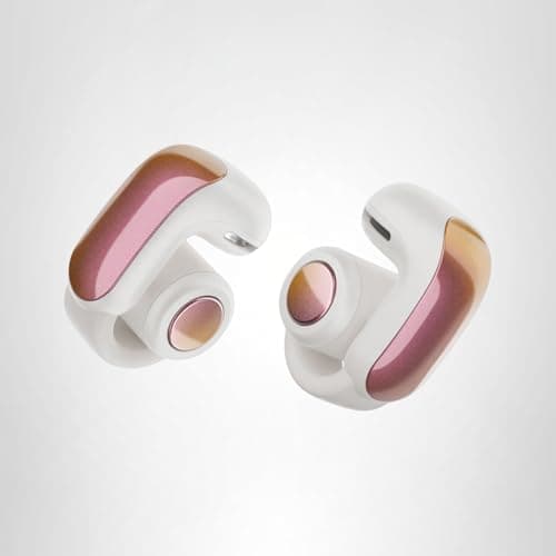 Bose Ultra Open Earbuds - Bluetooth Open Ear Earbuds with OpenAudio for Awareness, Clip-On Design for Comfort, Water Resistant, Up to 48 Hrs of Playtime, Sunset Iridescent - Limited Edition Color 5
