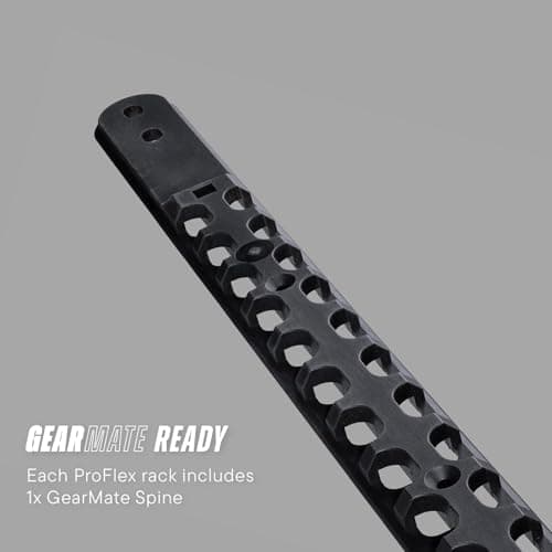 Steadyrack ProFlex Narrow Bike Rack - Vertical Wall Mount Bike Storage for Home - Roll-In Roll-Out System - Space-Saving Pivot - Fits Road, BMX, Gravel, Fender and More - Includes GearMate SteadySpine 3