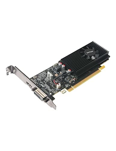 ZOTAC GeForce GT 1030 2GB GDDR5 64-bit PCIe 3.0 DirectX 12 HDCP Ready Low Profile Video Card ZT-P10300A-10L 2