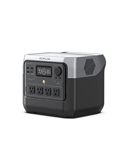 EF ECOFLOW Portable Power Station RIVER 2 Pro, 768Wh LiFePO4 Battery, 70 Min Fast Charging, 4X800W (X-Boost 1600W) AC Outlets, Solar Generator for Outdoor Camping/RVs/Home Use Black