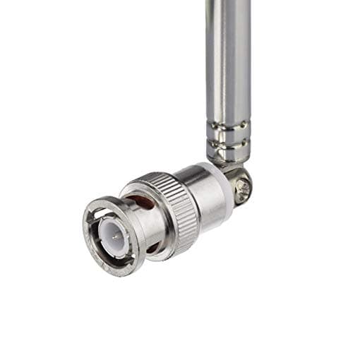 Bingfu Police Radio Scanner Antenna 20-1300MHz 7 Sections Telescopic BNC Male Handheld CB Ham Antenna for Uniden Whistler Police Scanner Two Way Radio Frequency Counter 5