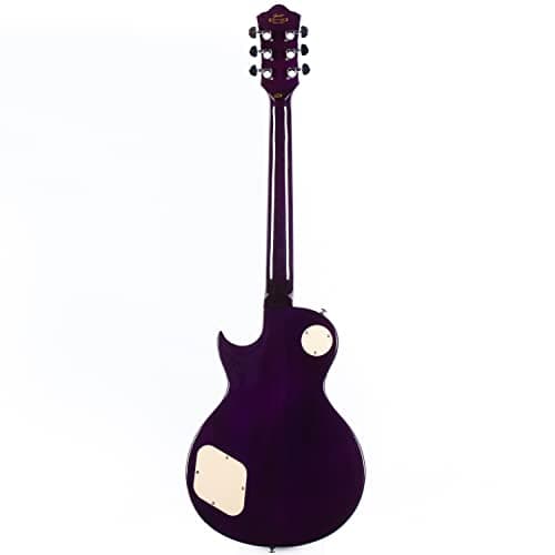 GROTE Guitar Solid Body Electric Guitar with Gigbag LPYS-006 (Purple) 3