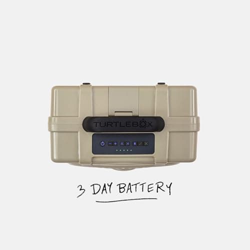 Turtlebox Original Gen 3: Portable Outdoor Bluetooth Speaker – Ultra-Loud (120dB), Waterproof (IP67), Rugged, Impact-Resistant, 3-Day Battery | Party Mode: Unlimited Pairing for Stereo Sound, Tan 5