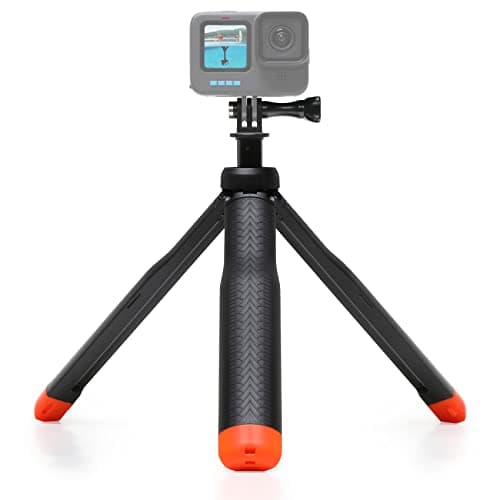 SOONSUN 4in1 Floating Selfie Stick Tripod for GoPro Hero 13 12 11 10 9 8 7 6 5 4 3, Max, AKASO, Osmo Action 3/4/5 Pro Camera - As Waterproof Extension Monopod Pole Floating Handle Grip Tripod Stand