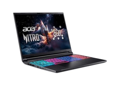 Acer Nitro V 16S AI Gaming Laptop | AMD Ryzen 7 260 Processor | NVIDIA GeForce RTX 5060 Laptop GPU (572 AI Tops) | 16" WUXGA IPS 180Hz Display | 32GB DDR5 | 1TB Gen 4 SSD | Wi-Fi 6 | ANV16S-41-R2AJ 5
