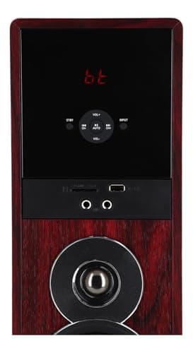 Rockville TM80C Powered Home Theater Tower Speaker System, Cherry Wood, 800W, 8" Subwoofers, Bluetooth, USB/SD Playback, FM Radio, Remote Control, Karaoke Ready, Perfect for Home Entertainment 3