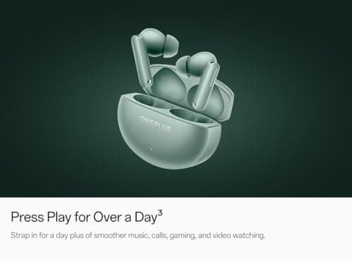 OnePlus Buds 4, Bluetooth Wireless Earbuds, Storm Gray, E513A, in-Ear Headphones with Active Noise Cancellation 3