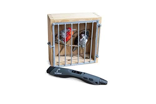 SCRIB3D Advanced 3D Printing Pen with 20 Feet of Filament, Stencil Book, and Project Guide 3