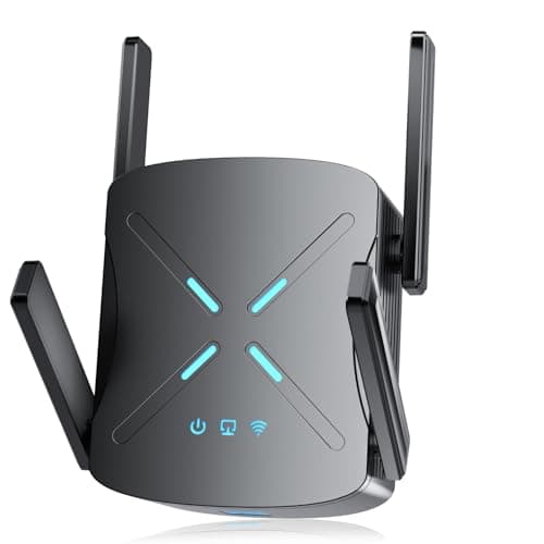 2026 WiFi Extender Signal Booster, 10X Faster WiFi 6 Extender, 18899 sq.ft. Internet Repeater for Home, Dual-Band Network Extender, Wireless Router Signal Amplifier w/Gigabit Ethernet Port, Easy Setup