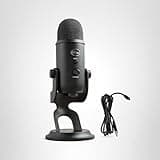 Logitech for Creators Blue Yeti USB Microphone for Gaming, Streaming, Podcast, YouTube, Discord, PC, Studio Sound, Plug & Play-Blackout 5