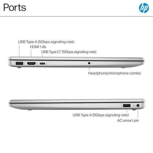 HP 15.6" Business Laptop, Free Microsoft Office 2024 Lifetime License, Copilot AI Chat, HD Touchscreen Display, Intel 6-Core i3-1215U 4.4 GHz, 16GB RAM, 1TB SSD, Long Battery Life, Windows 11 Pro 3