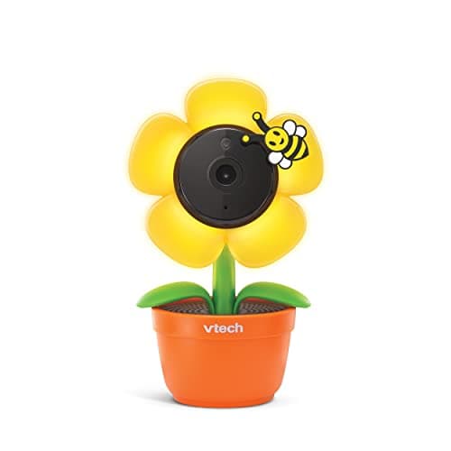 VTech RM9751 Yellow Daisy Smart Wi-Fi Baby Camera, iOS & Android Enabled, 1080p Full HD, Privacy Mode Cover, Night Light, Soothing Sounds & Lullabies, Two-way Intercom,Temperature Sensor, Night Vision 2