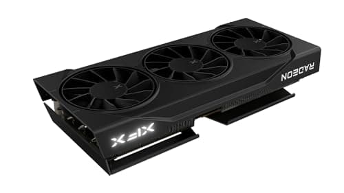 XFX Swift AMD Radeon RX 9060 XT OC Triple Fan Gaming Edition with 16GB GDDR6 HDMI 2xDP, AMD RDNA 4 RX 9060XT RX-96TS316BA 3