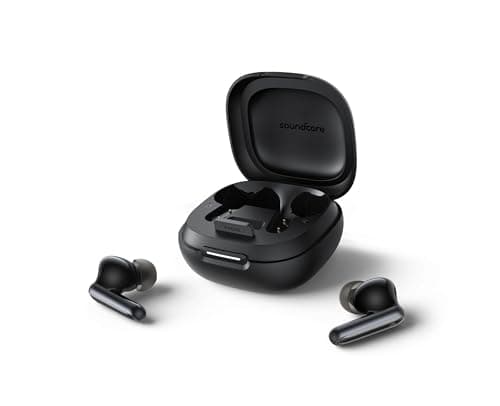 Soundcore P40i by Anker, Noise Cancelling Wireless Earbuds, Adaptive Noise Cancelling to Environments, Heavy Bass, 60H Playtime, 2-in-1 Case and Phone Stand, IPX5, Wireless Charging, Bluetooth 5.3 4