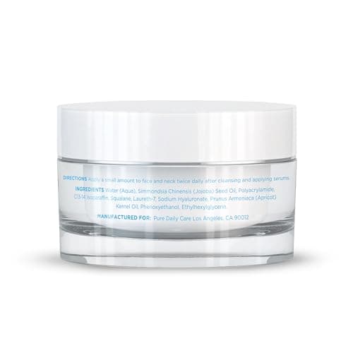 Pure Daily Care Essential Hyaluronic Moisturizer (1.66 Oz) - Hydrating Silicone-Free Daily Clean Beauty Face Cream For All Skin Types 5