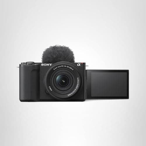 Sony Alpha ZVE10 II - APS-C Interchangeable Lens Mirrorless Content Creators’ Camera - Black - with Lens 5