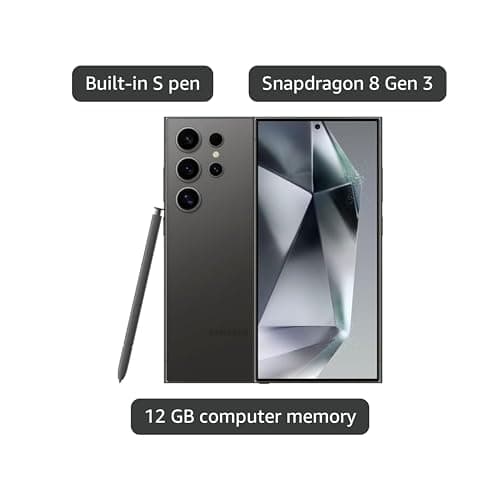 Samsung Galaxy S24 Ultra 5G, US Version, 512GB, Titanium Black - Unlocked (Renewed) 4