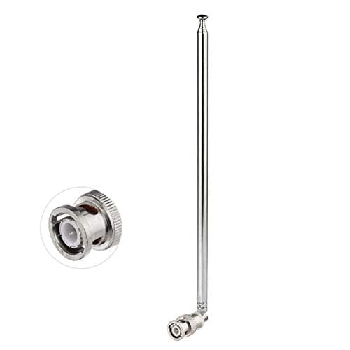 Bingfu Police Radio Scanner Antenna 20-1300MHz 7 Section Telescopic BNC Male 2-Pack Handheld Ham CB Antenna for Uniden Whistler Police Scanner Two Way Radio Frequency Counter 4