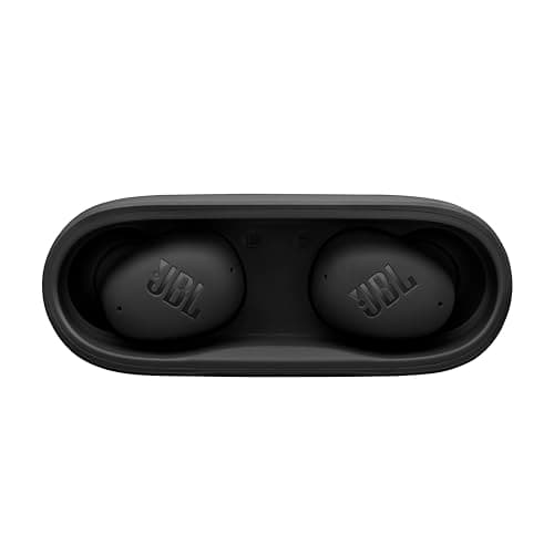 JBL Vibe Buds 2 - True Wireless Noise Cancelling Earbuds with JBL Pure Bass Sound & Smart Ambient technology, 4mics for crisp, clear calls, up to 40Hrs of Playback, IP54 Dust & Water resistant (Black) 5