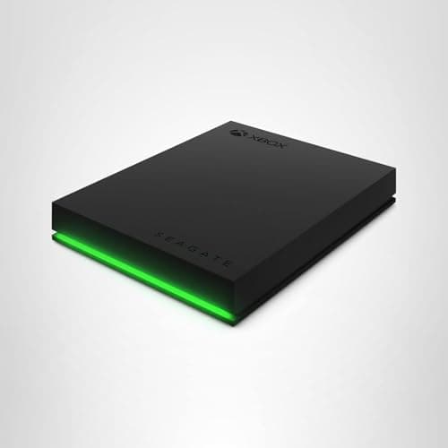 Seagate Game Drive for Xbox 2TB External Hard Drive Portable HDD - USB 3.2 Gen 1, Black with built-in green LED bar , Xbox Certified, 3 year Rescue Services (STKX2000400) 5
