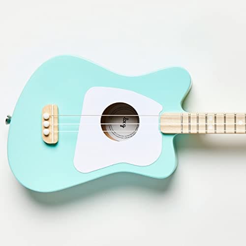 Loog Mini Acoustic kids Guitar for Beginners 3-strings Ages 3+ Learning app and lessons included 3