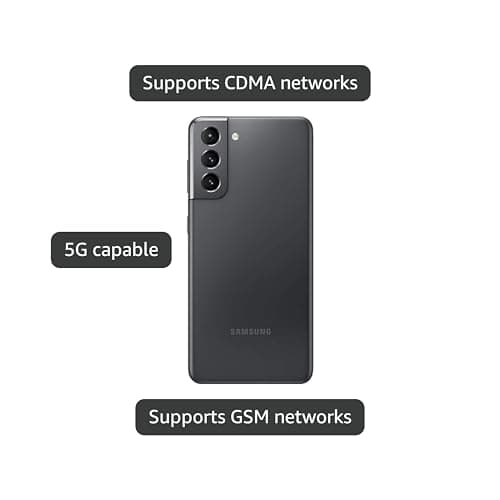 Samsung Galaxy S21 5G, US Version, 128GB, Phantom Gray - Unlocked (Renewed) 4