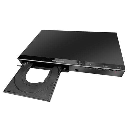 Panasonic DVD Player DVD-S700 + Remote Control + High Speed 6 Foot 4K HDMI Cable + Ultra USB Flash Drive 64GB and Quality Photo Microfiber Cloth 2