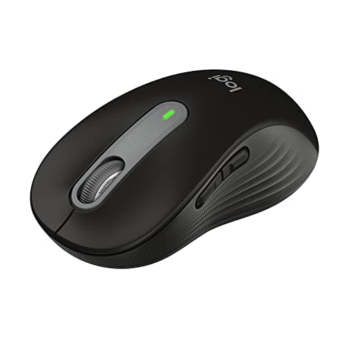Logitech Wireless Mouse Signature M650 - Small to Medium Sized Hands, Right Handed, 2-Year Battery, Silent Clicks, Customizable Buttons, Bluetooth, PC/Mac?Chromebook - Black