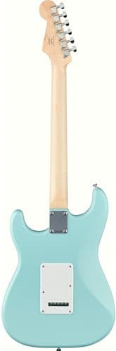 Fender Squier Stratocaster Electric Guitar - Daphne Blue Bundle with Fender Frontman 10G Amplifier, Gig Bag, Cable, Strap, Picks, and Austin Bazaar Instructional Video 3