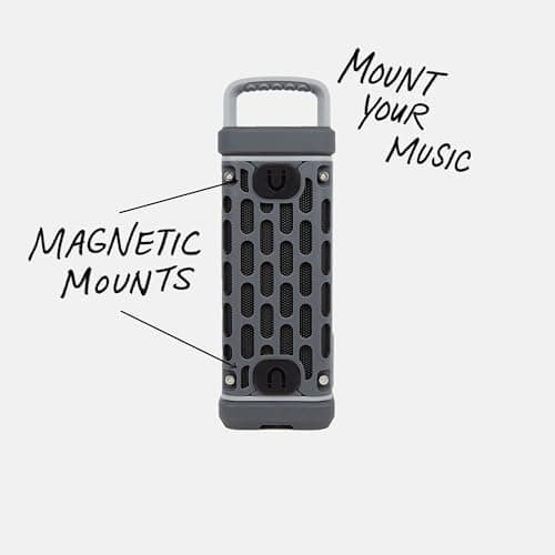 Turtlebox Ranger: Loud! Outdoor Portable Bluetooth 5.4 Speaker | Rugged, Waterproof, Ultra-Portable | Plays to 105 db, Deep Bass, Shockproof, Unlimited Pairing for Full Stereo Experience, Gray 4