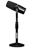 Shure MV7+ Podcast Dynamic Microphone with Stand – OBS Certified, Enhanced Audio, LED Panel, USB-C & XLR Outputs, Auto Level Mode, Digital Pop Filter – for Podcasting, Streaming, and Recording, Black 5