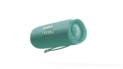 JBL Flip 6 - Portable Bluetooth Speaker, powerful sound and deep bass, IPX7 waterproof, 12 hours of playtime, JBL PartyBoost for multiple speaker pairing for home, outdoor and travel (Teal)