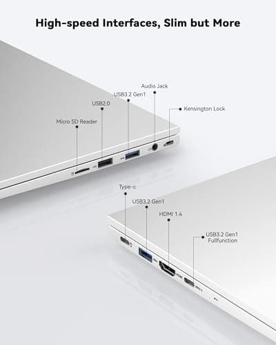 NIMO 15.6'' IPS FHD-Laptop, AMD Ryzen 5, 16GB RAM 512GB SSD (Beat i5-1135G7, 4 Cores Up to 3.7GHz) Student Computer with 2 Years Warranty, 65W Type-C, Fingerprint, Backlit Keyboa d, BT5.2, Numpad 5