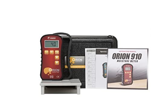 Orion® 910 Pinless Wood Moisture Meter Kit by Wagner Meters | Accurate, Non-Damaging, Deep Depth Lumber Moisture Measurement, On-site Calibration (Standard Calibrator) 2