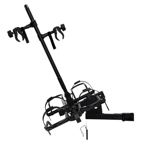 Hollywood RV Rider Hitch Bike Rack for 2 E-Bikes up to 80 lbs Each - Premium Electric Bike Rack for RV, Fifth Wheel, Flat Towed Vehicle - Durable for Standard and Fat Tire Bikes 3