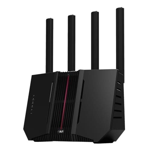 ASUS RT-BE92U BE9700 Tri-Band WiFi 7 Router, Supports New 320MHz Bandwidth & 4096-QAM, MLO, AI WAN Detection, AiMesh Support, Subscription-Free Network Security & Comprehensive VPN Features