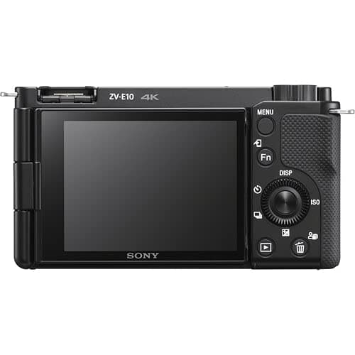 Sony ZV-E10 Mirrorless Digital Camera Body (ILCZV-E10) – 24.2 MP APS-C Sensor, 4K Video, Vari-Angle Screen w/ 64GB Memory Card + Bag + Card Reader + HDMI Cable + Flex Tripod and More 2