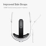 KIWI design K2 Comfort Head Strap Accessories Compatible with Oculus/Meta Quest 2, Elite Strap Replacement for Enhanced Support of VR Headset, NOT for Meta Quest 3/3S 2