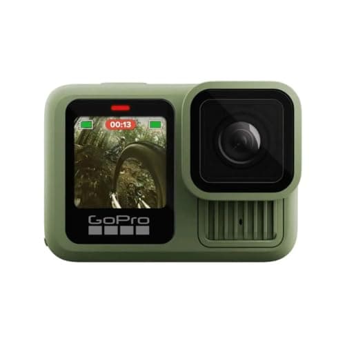 GoPro HERO13 Black - Waterproof Action Camera with 5.3K60 Video, 27MP Photo, Bundle with Froggi Extreme Sport 47-pc Accessories Kit, 64GB microSD Card (HERO13 Green) 5
