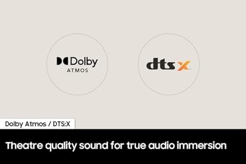 Samsung HW-B550/ZA 2.1ch Soundbar with Dolby Audio, DTS Virtual:X, Subwoofer Included, Adaptive Sound Lite, Bluetooth Multi-Device Connection, Wireless Surround Compatible, 2022, Black 2