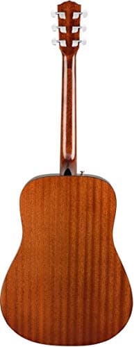 Fender CD-60S Solid Top Dreadnought Acoustic Guitar - All Mahogany Bundle with Hard Case, Tuner, Strap, Strings, Picks, Austin Bazaar Instructional DVD, and Polishing Cloth 3