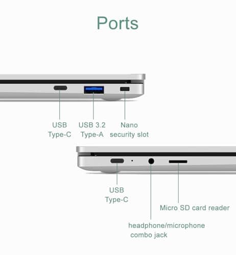 Samsung Galaxy Chromebook Go Laptop (14" LED, Intel Celeron N4500, 256GB Storage (128GB eMMC + 128GB SD Card)) Home & Student, 12-Hr Long Battery, Spill-Resistant, Webcam, Wi-Fi 6, IST HUB, Chrome OS 5