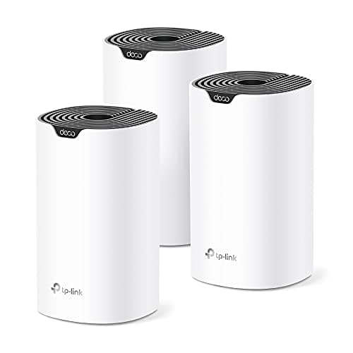 TP-Link Deco S4 Mesh AC1900 WiFi System - Up to 5,500 Sq.ft. Coverage, Replaces WiFi Router and Extender, Gigabit Ports, Works with Alexa, Deco S4(3-Pack)