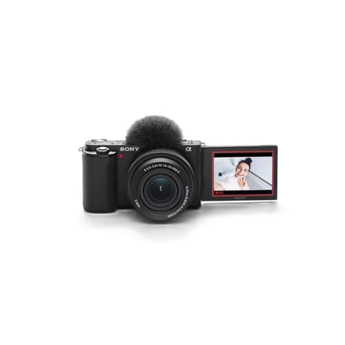 Sony Alpha ZV-E10 - APS-C Interchangeable Lens Mirrorless Vlog Camera Kit - Black, ZVE10KB 3
