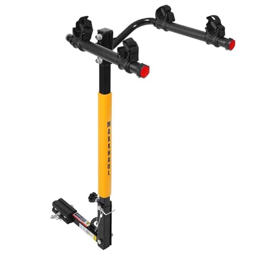 MaxxHaul 50025 Hitch Mount 2 Bike Rack For Cars, Trucks, SUV's, Minivans - 100 lb. Capacity
