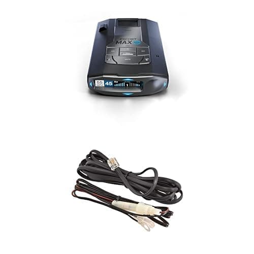 Escort MAX 360c MKII Laser Radar Detector & Escort Direct Wire Power Cord: Dual-Band Wi-Fi and Bluetooth, 360° Directional Arrows, Exceptional Range, Shared Alerts, Drive Smarter App, Black